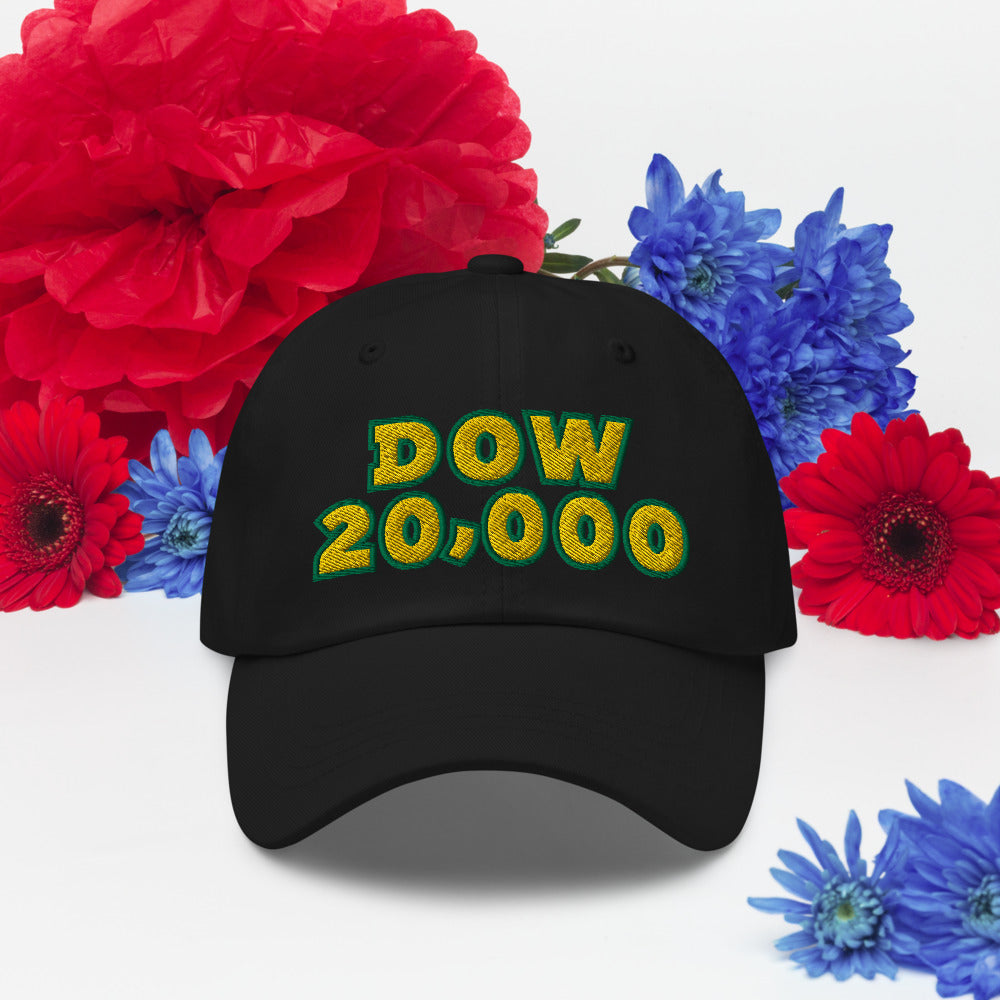 Dow 20.000 Hat / Dow 20k Hat / Dow 20000 3D Embroidery Dad Hat