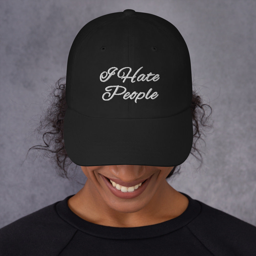 I hate people hat / I hate people Dad hat