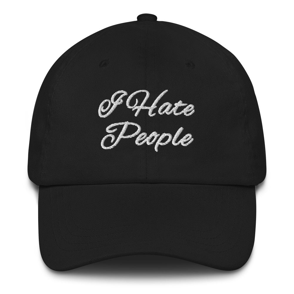 I hate people hat / I hate people Dad hat