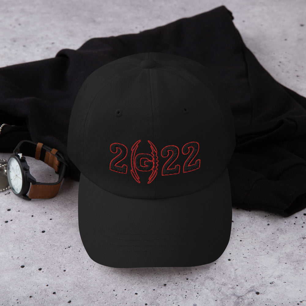 Georgia Football hat / National Championship 2022 / G Dad hat