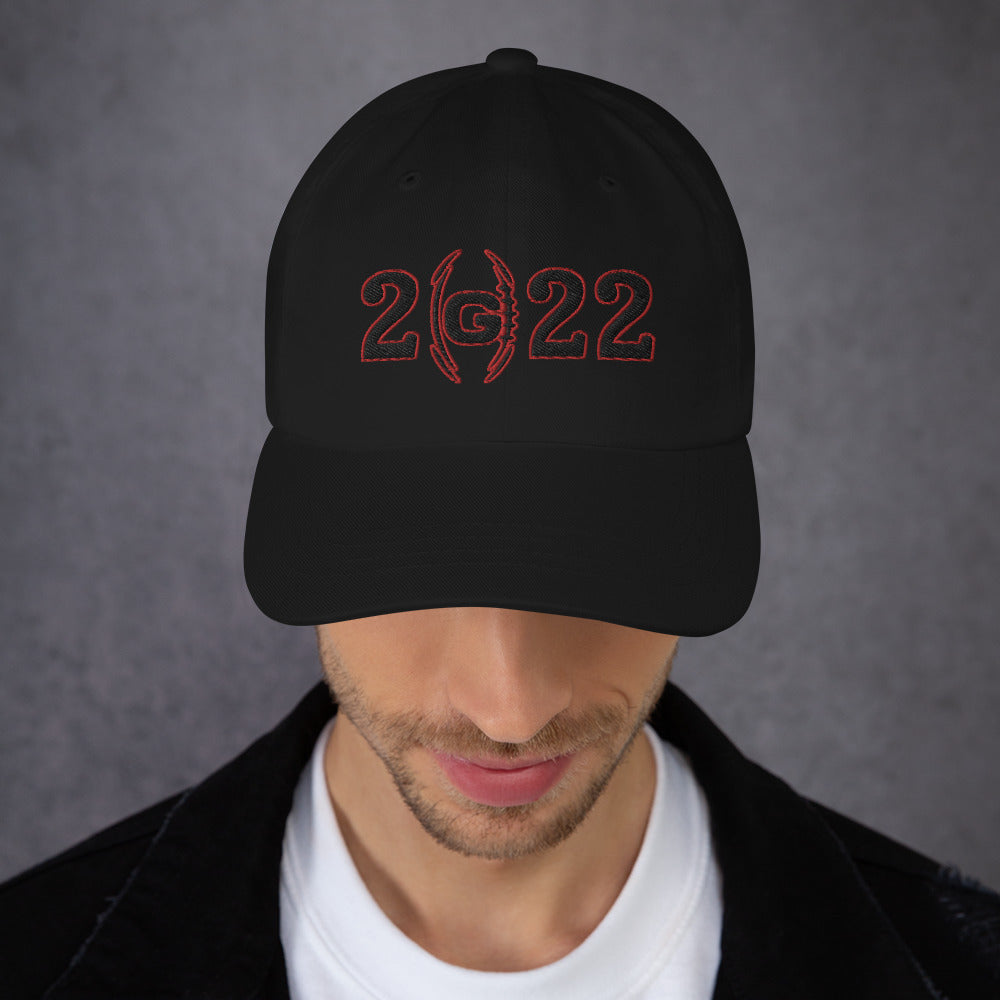 Georgia Football hat / National Championship 2022 / G Dad hat