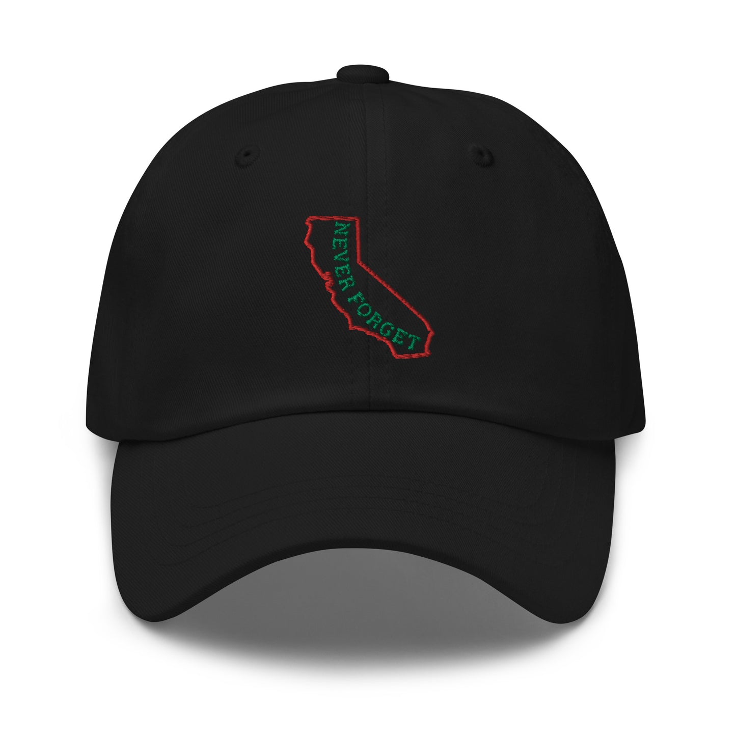 California Never Forget Hat / California map Hat / California Dad hat