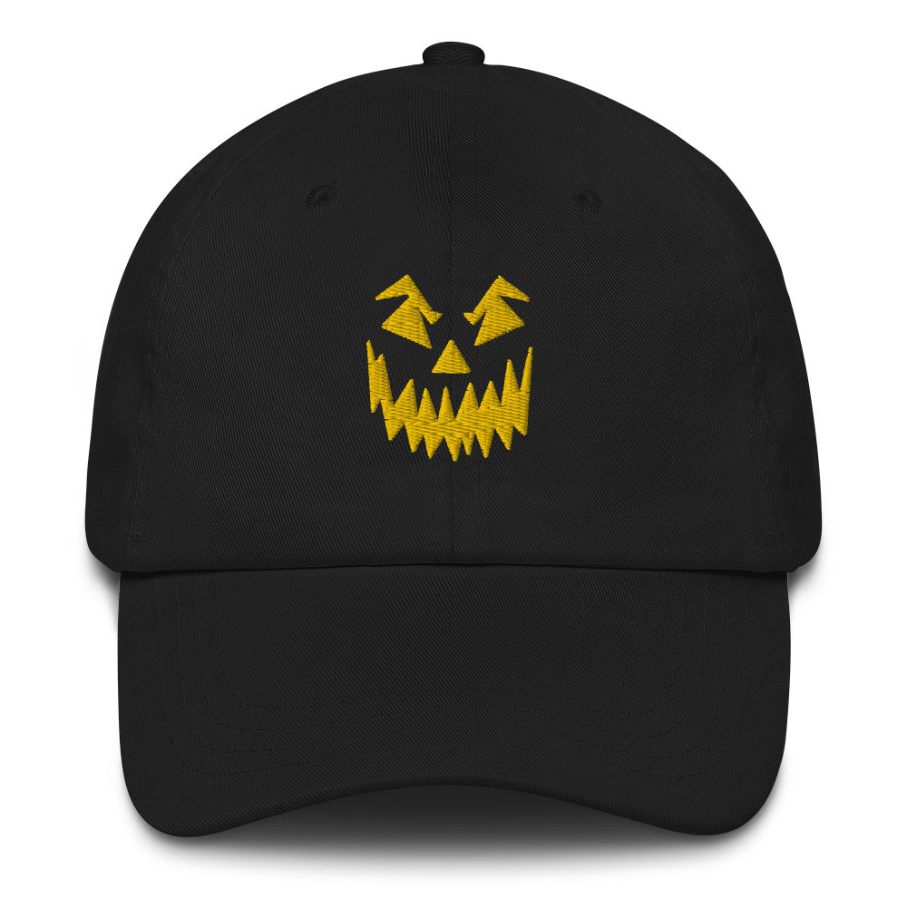 Fiery Face Hat / Scary Face Hat / Halloween Day Dad hat