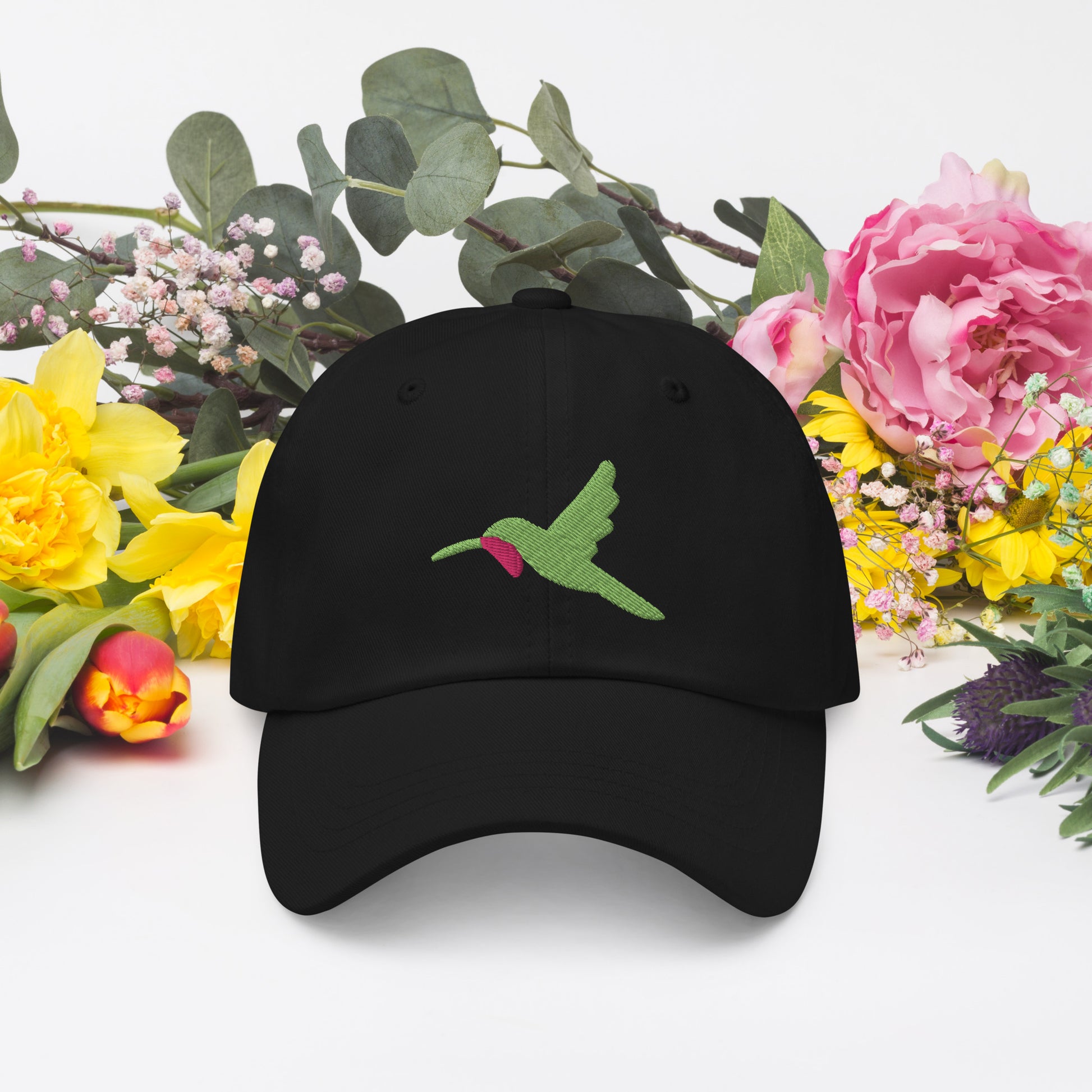 Hummingbird Hat Feeder / Sliimeyhoney / Humm Viewer / Dad hat