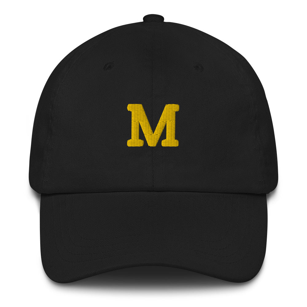 Michigan's Jim Harbaugh Hat / M Hat / Broncos Dad hat