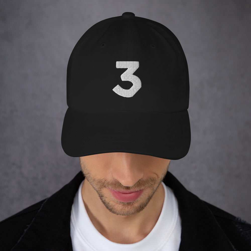 Chance The Rapper 3 Hat / 3 Hat / Chance The Rapper 3 Dad Hat