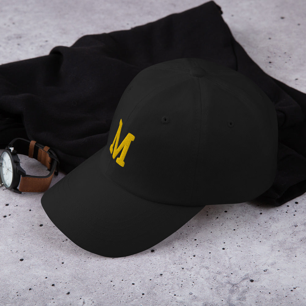 Michigan's Jim Harbaugh Hat / M Hat / Broncos Dad hat