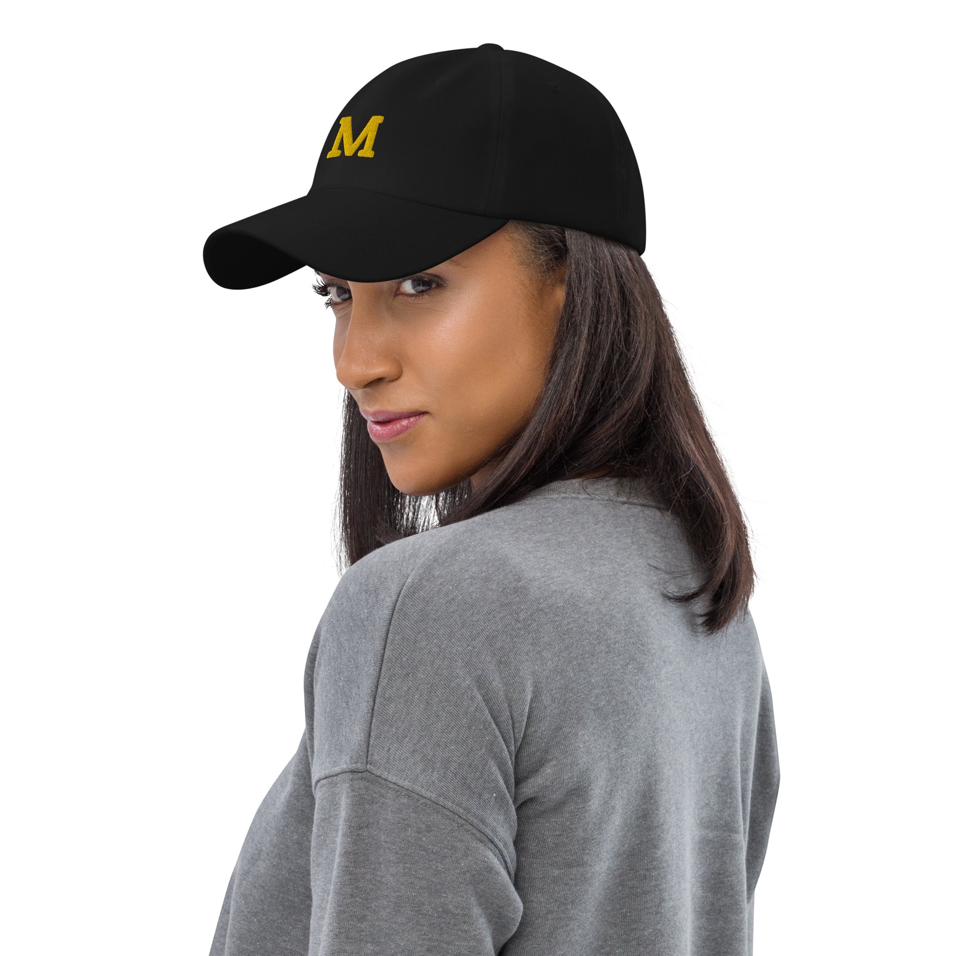 Michigan's Jim Harbaugh Hat / M Hat / Broncos Dad hat