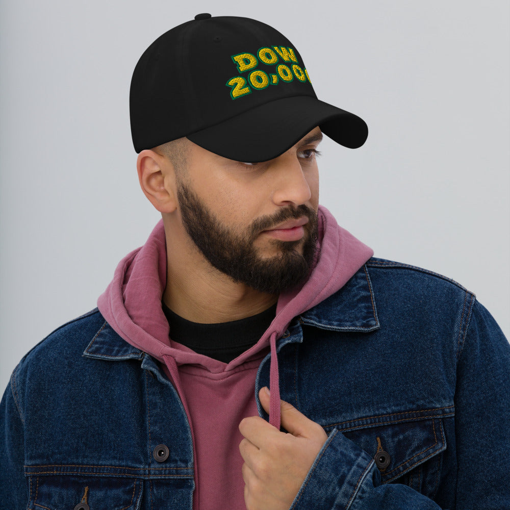 Dow 20.000 Hat / Dow 20k Hat / Dow 20000 3D Embroidery Dad Hat