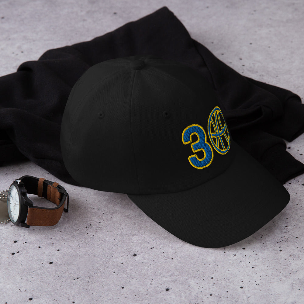 30 Hat / 30 Basketball Hat / 30 Steph Hat / Curry 30 Dad Hat