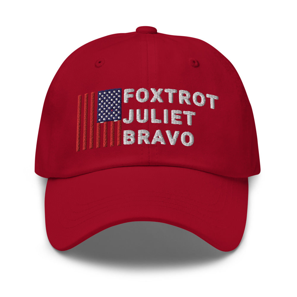 Foxtrot juliet bravo hat / foxtrot juliet bravo Dad hat