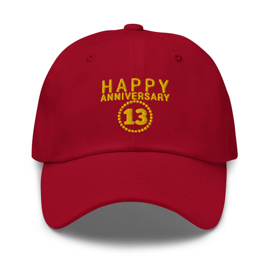 Happy 13th Anniversary Hat / 13 Anniversary / I'm A Man I'm 40 Hat