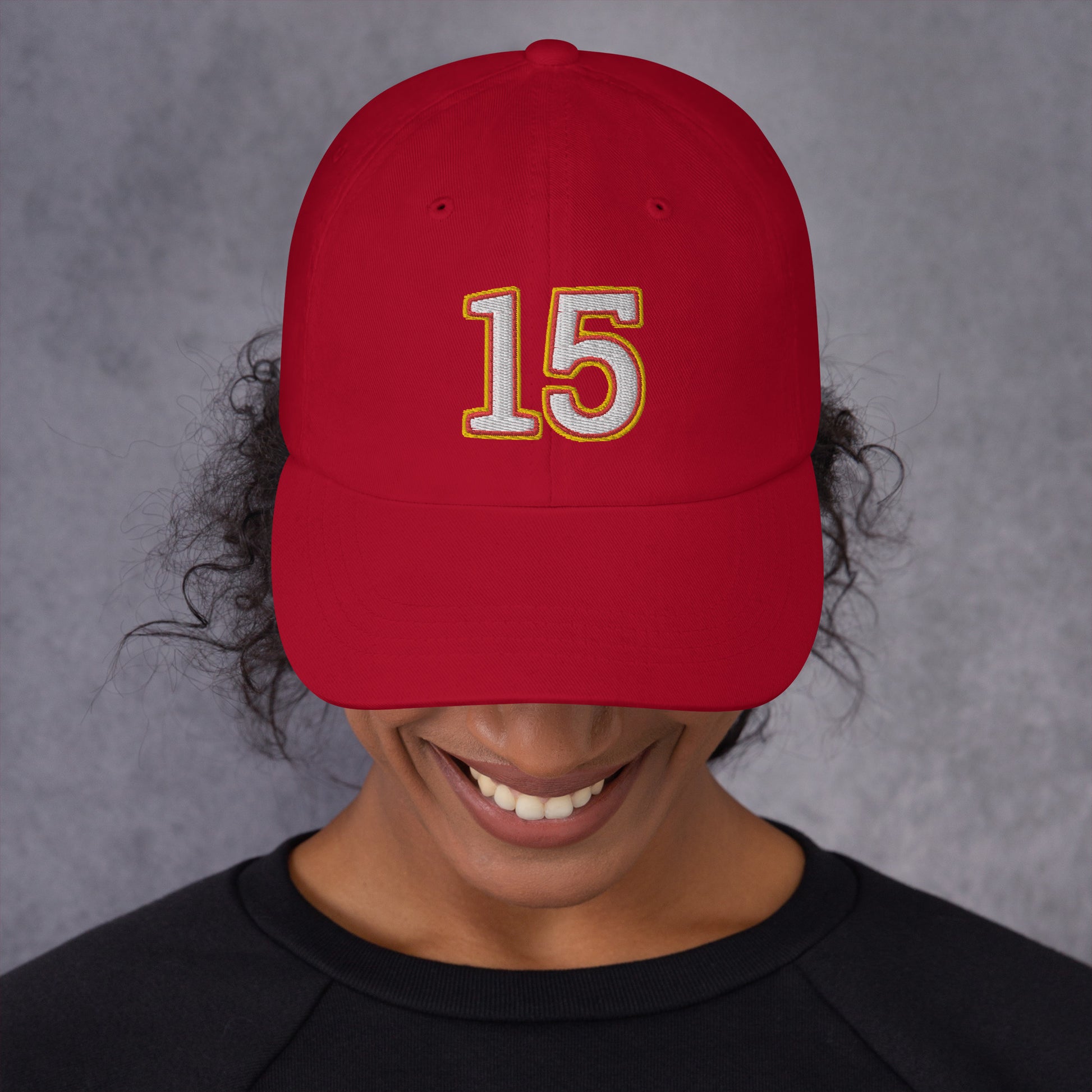 Mahomes Hat / Mahomes 15 Hat / 15 Hat / Chiefs Dad hat