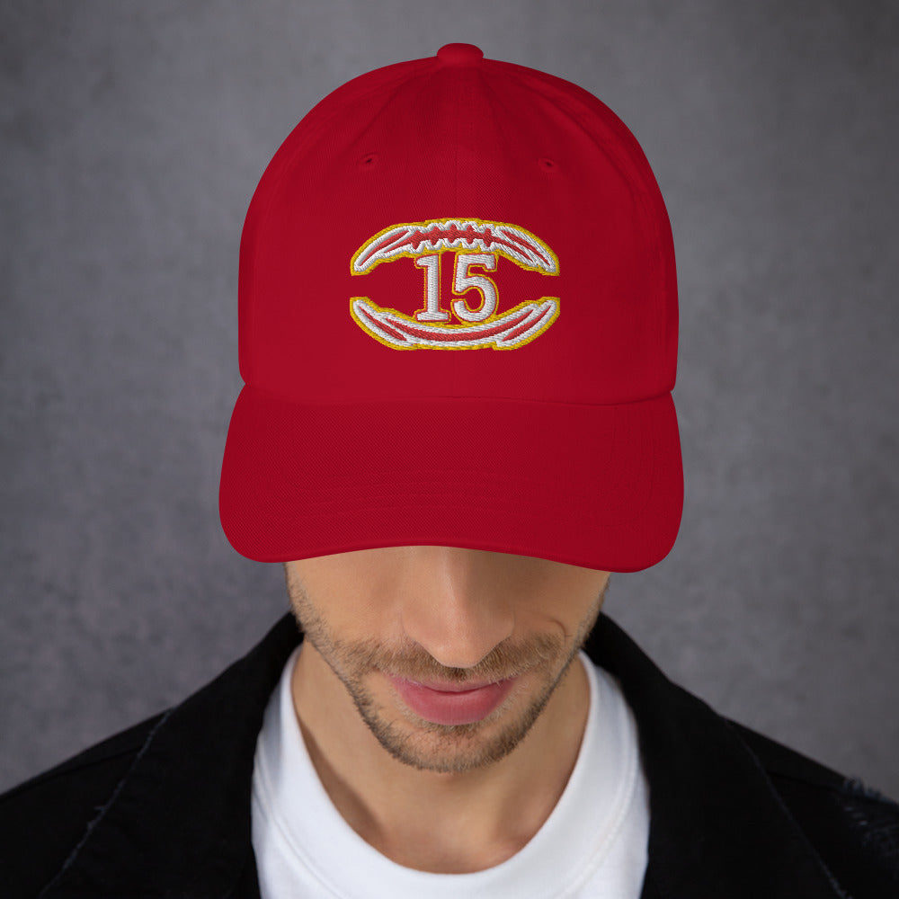 Mahomes Hat / Mahomes 15 Hat / 15 Hat / Chiefs Dad hat