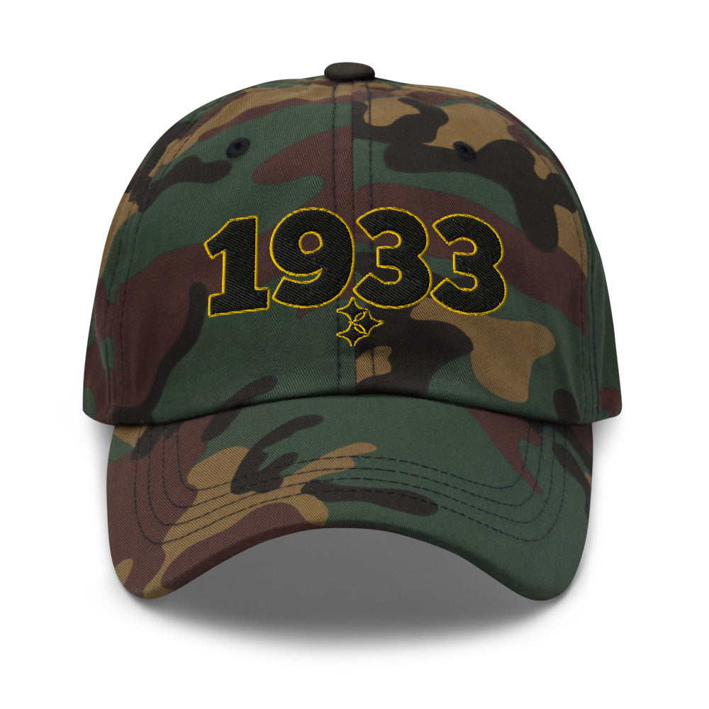 Steelers Hat / 1933 Steelers Hat / Steelers 1933 Hat / 1933 Hat Green Camo