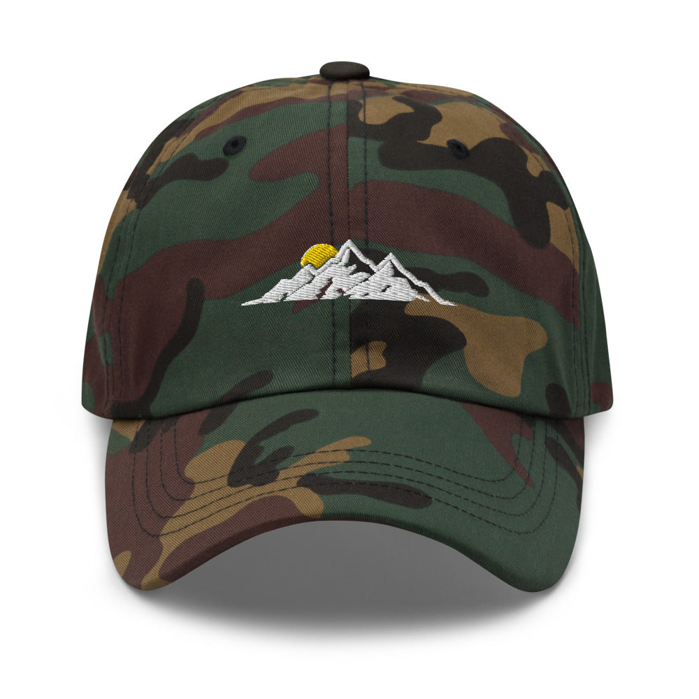 Mountains hat / Mountains embroidered hat / Mountains Dad hat