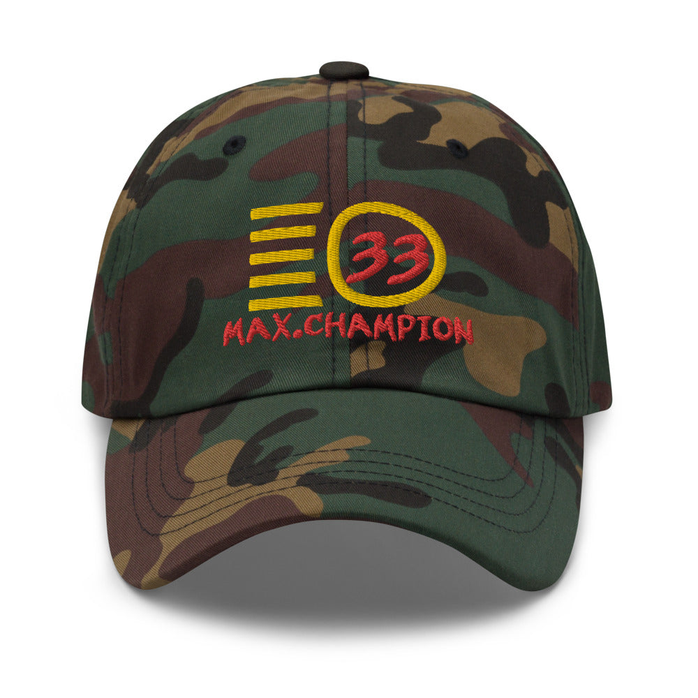 Max Verstappen Champion hat / 33 hat / Dad hat