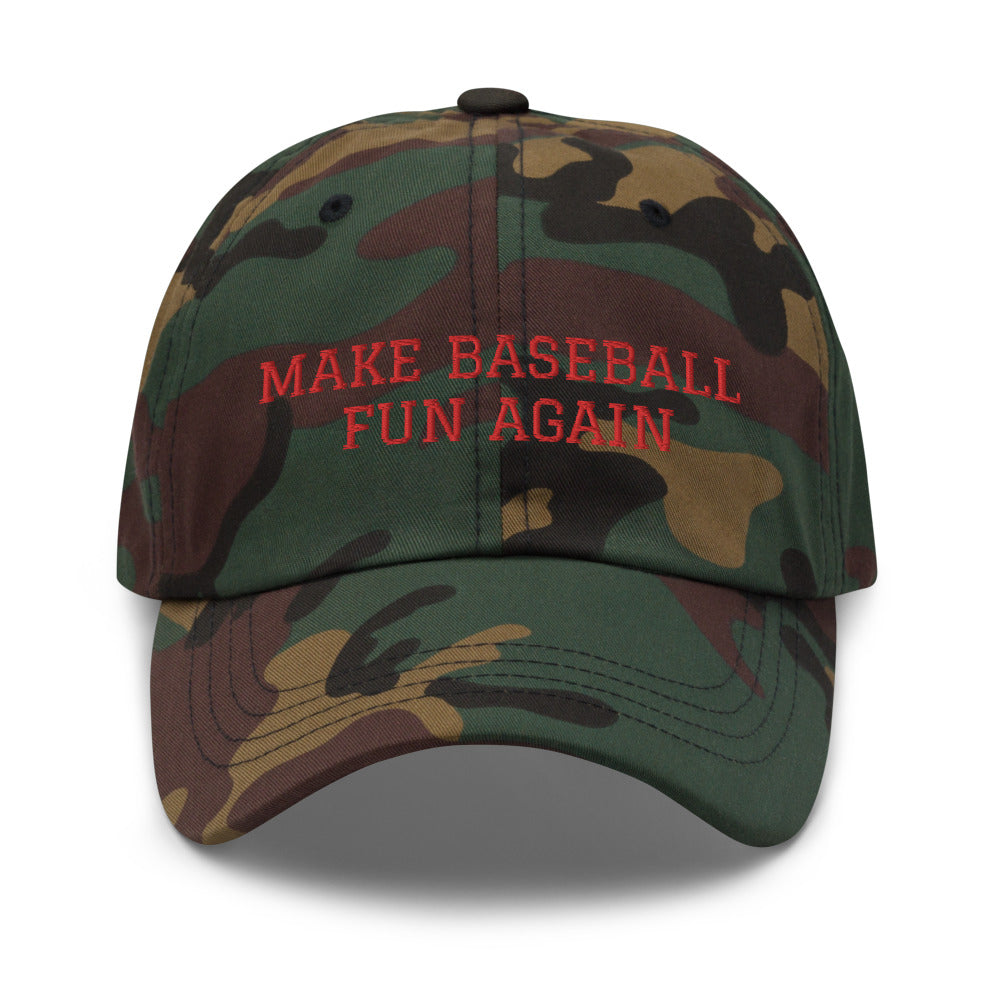 Make Baseball Fun Again hat / Dad hat