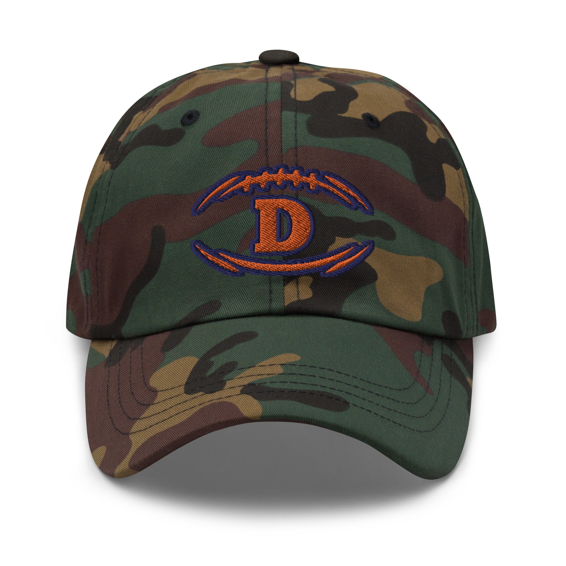 Broncos Camo Hat / Denver Broncos Hat / D Hat / Multicam dad hat