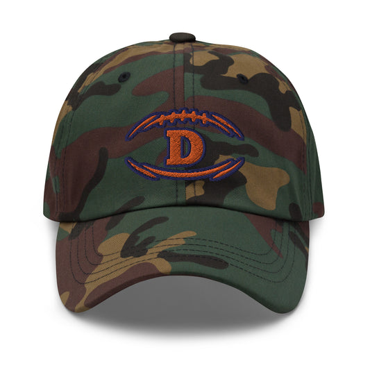 Broncos Camo Hat / Denver Broncos Hat / D Hat / Dad hat