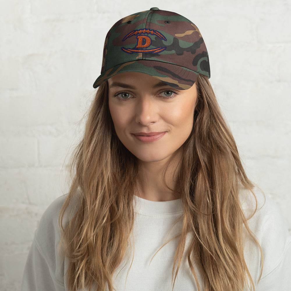 Broncos Camo Hat / Denver Broncos Hat / D Hat / Multicam dad hat