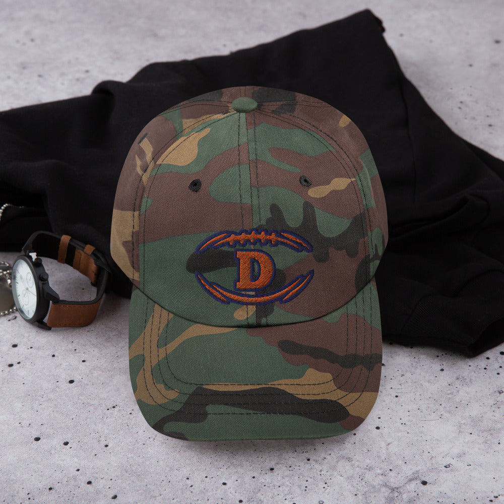 Broncos Camo Hat / Denver Broncos Hat / D Hat / Dad hat