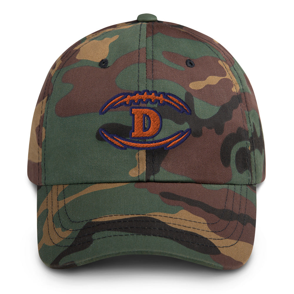 Broncos Camo Hat / Denver Broncos Hat / D Hat / Dad hat