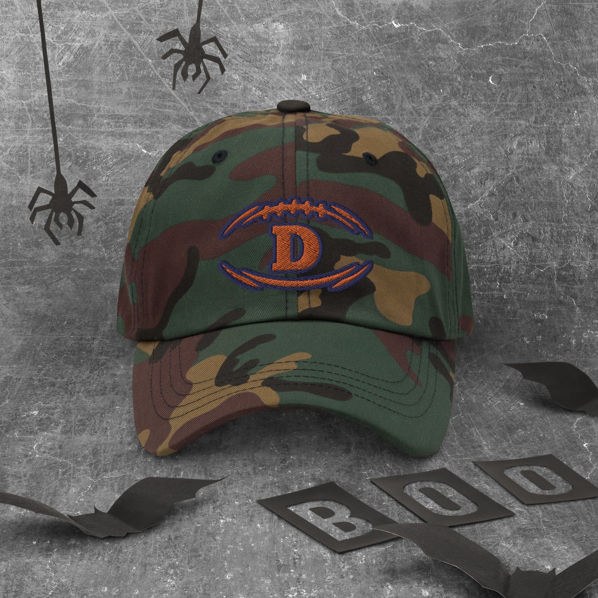 Broncos Camo Hat / Denver Broncos Hat / D Hat / Dad hat