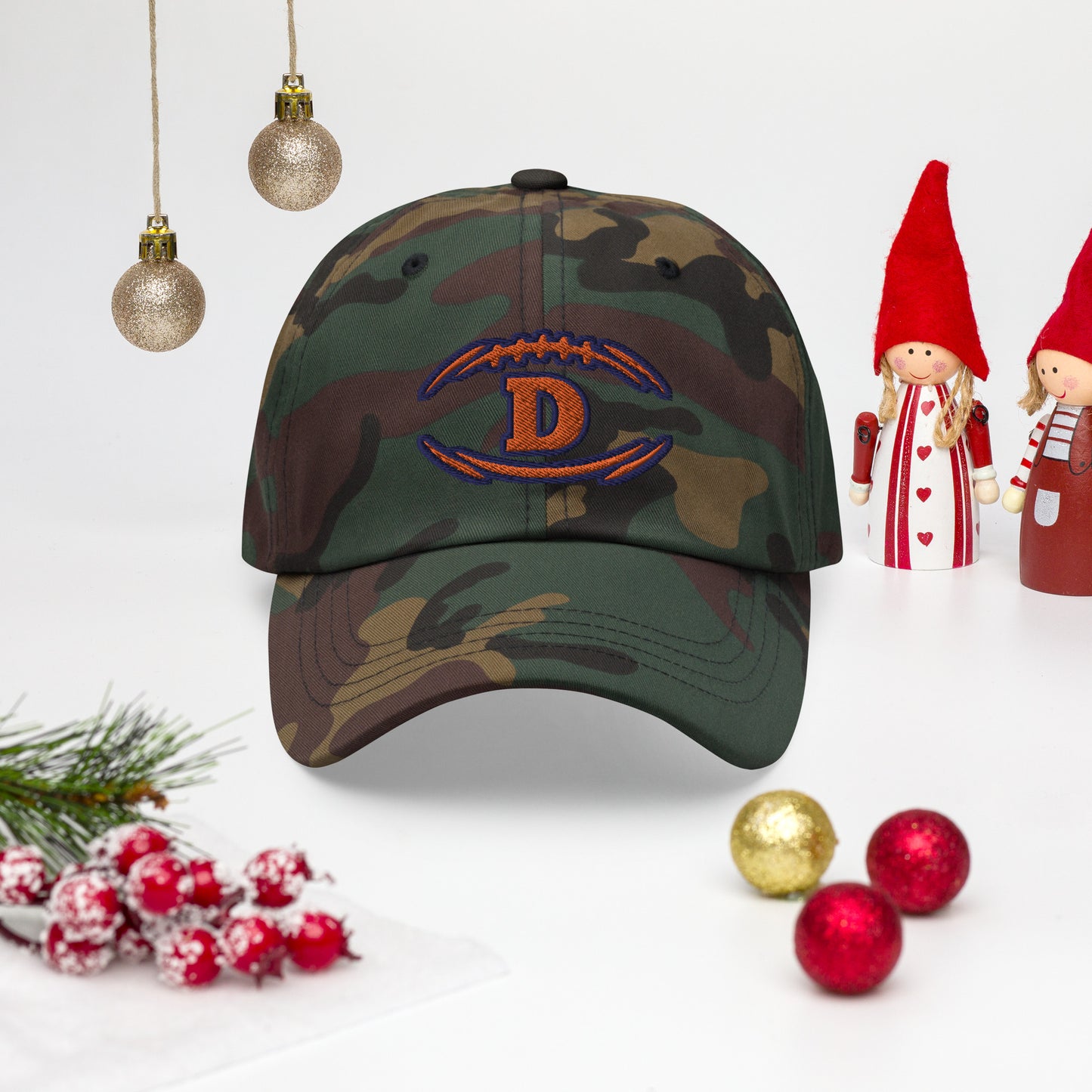 Broncos Camo Hat / Denver Broncos Hat / D Hat / Dad hat