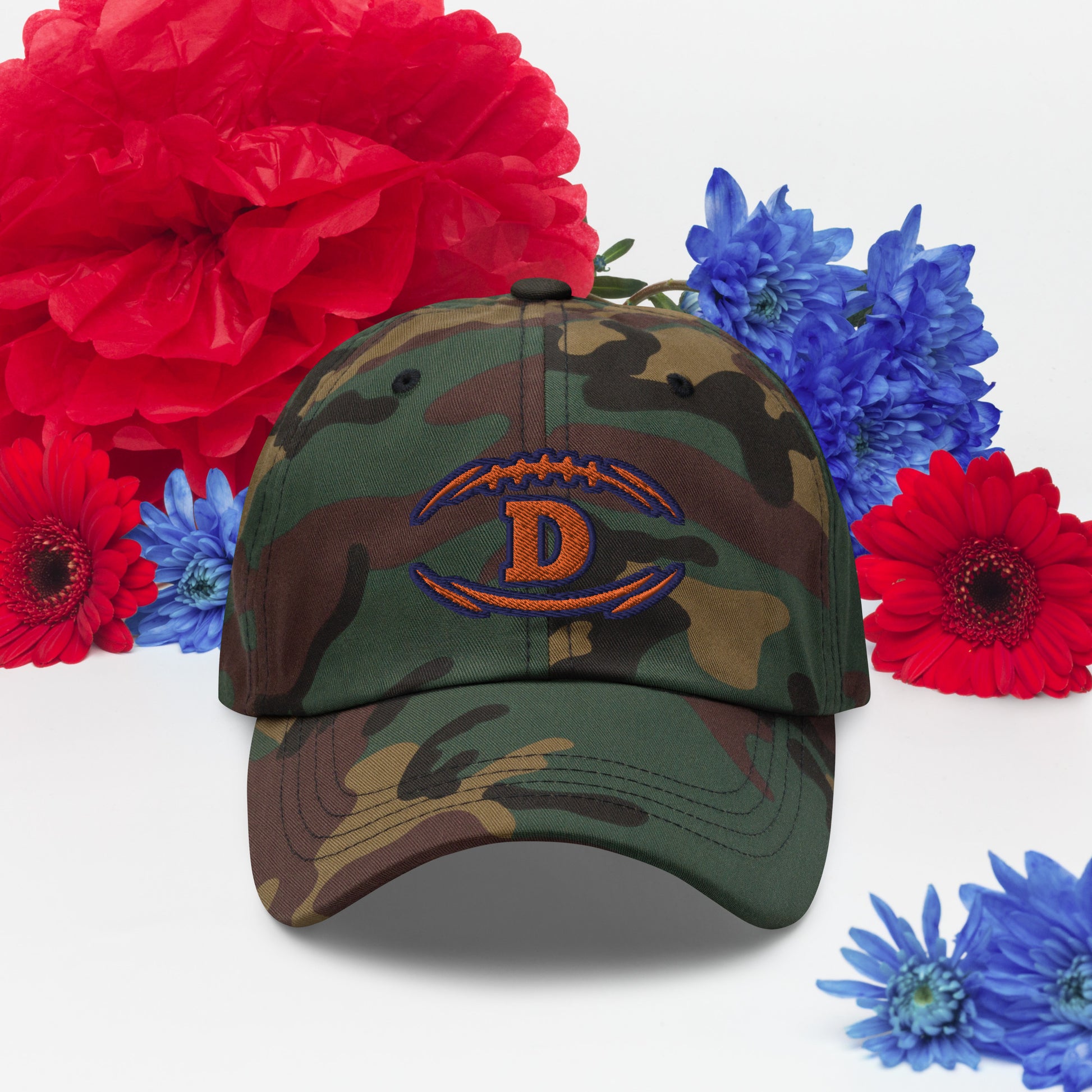 Broncos Camo Hat / Denver Broncos Hat / D Hat / Dad hat