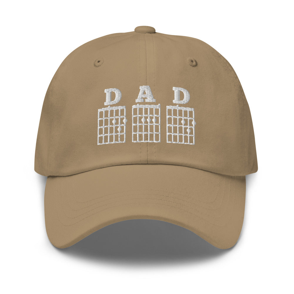 Mens Guitar Chord hat / Dad Best Ever Hat / Dad hat