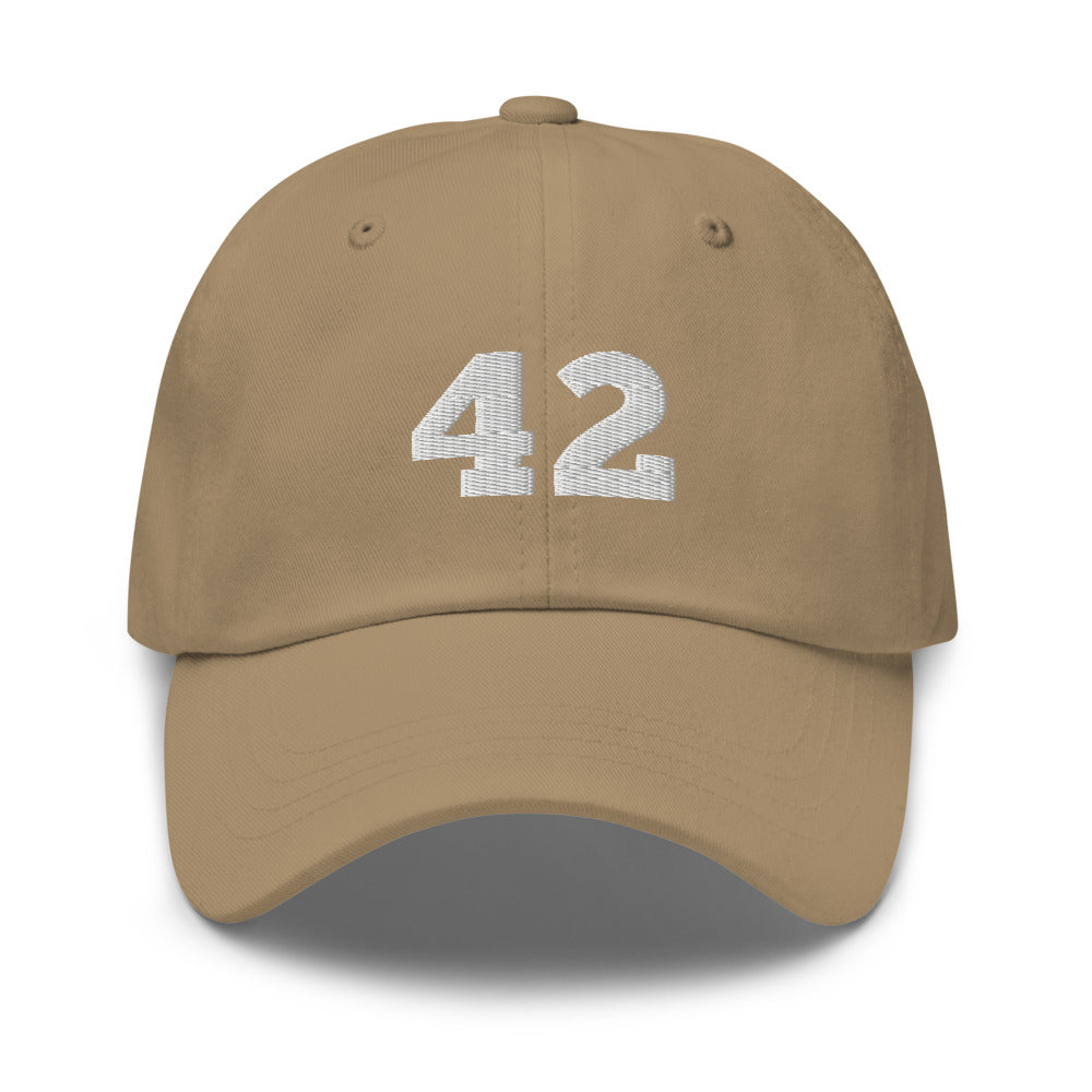 Chadwick Boseman 42 hat / Black Panther hat / 42 hat / Dad hat