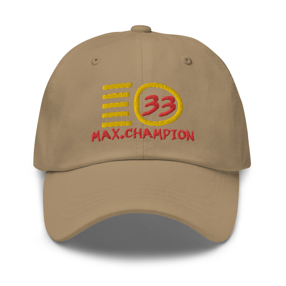 Max Verstappen Champion hat / 33 hat / Dad hat