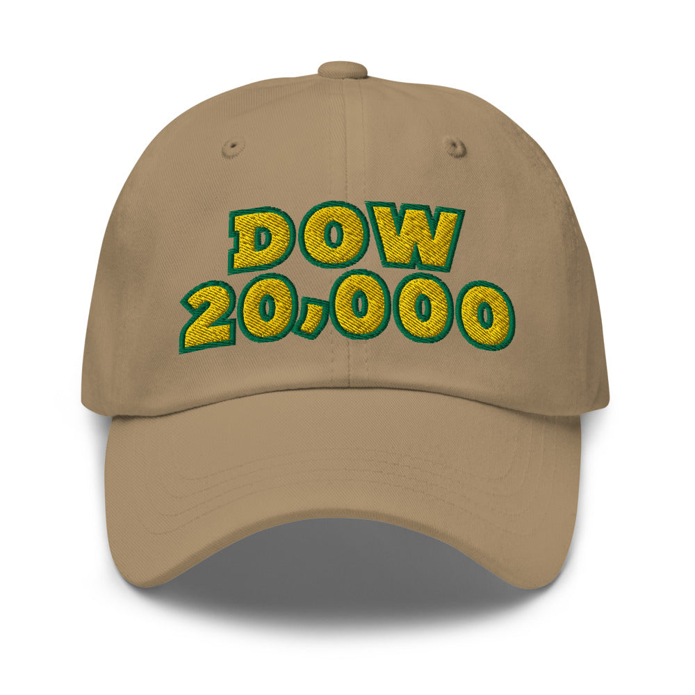 Dow 20.000 Hat / Dow 20k Hat / Dow 20000 3D Embroidery Dad Hat