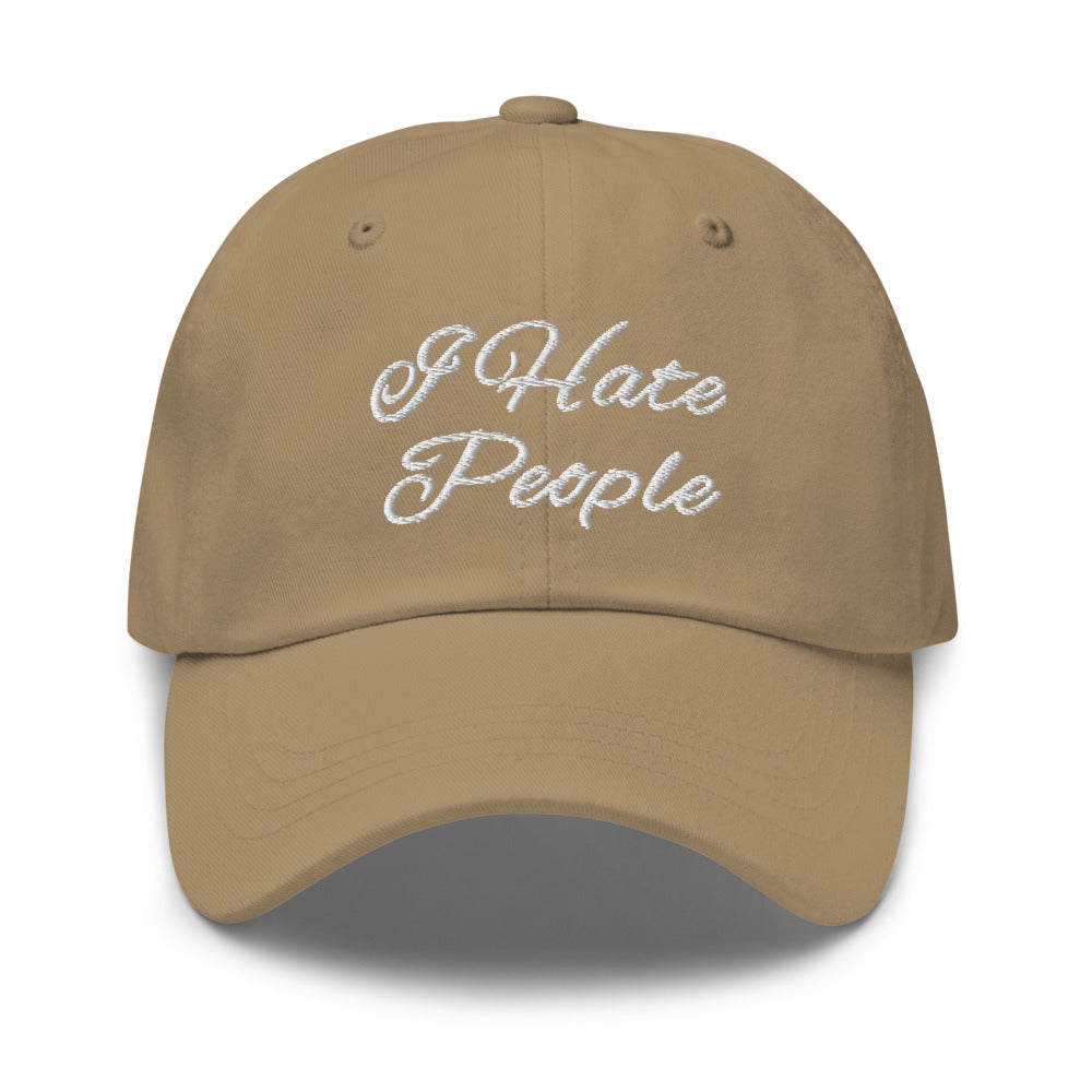 I hate people hat / I hate people Dad hat