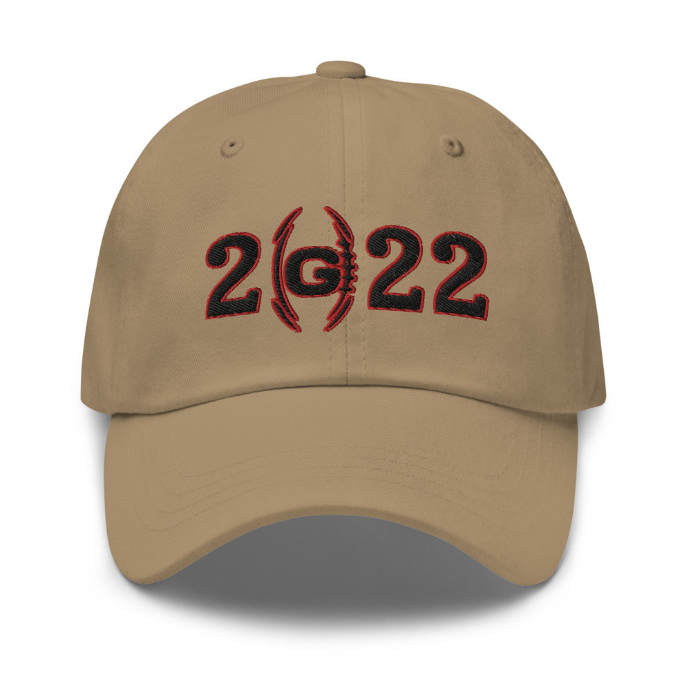 Georgia Football hat / National Championship 2022 / G Dad hat