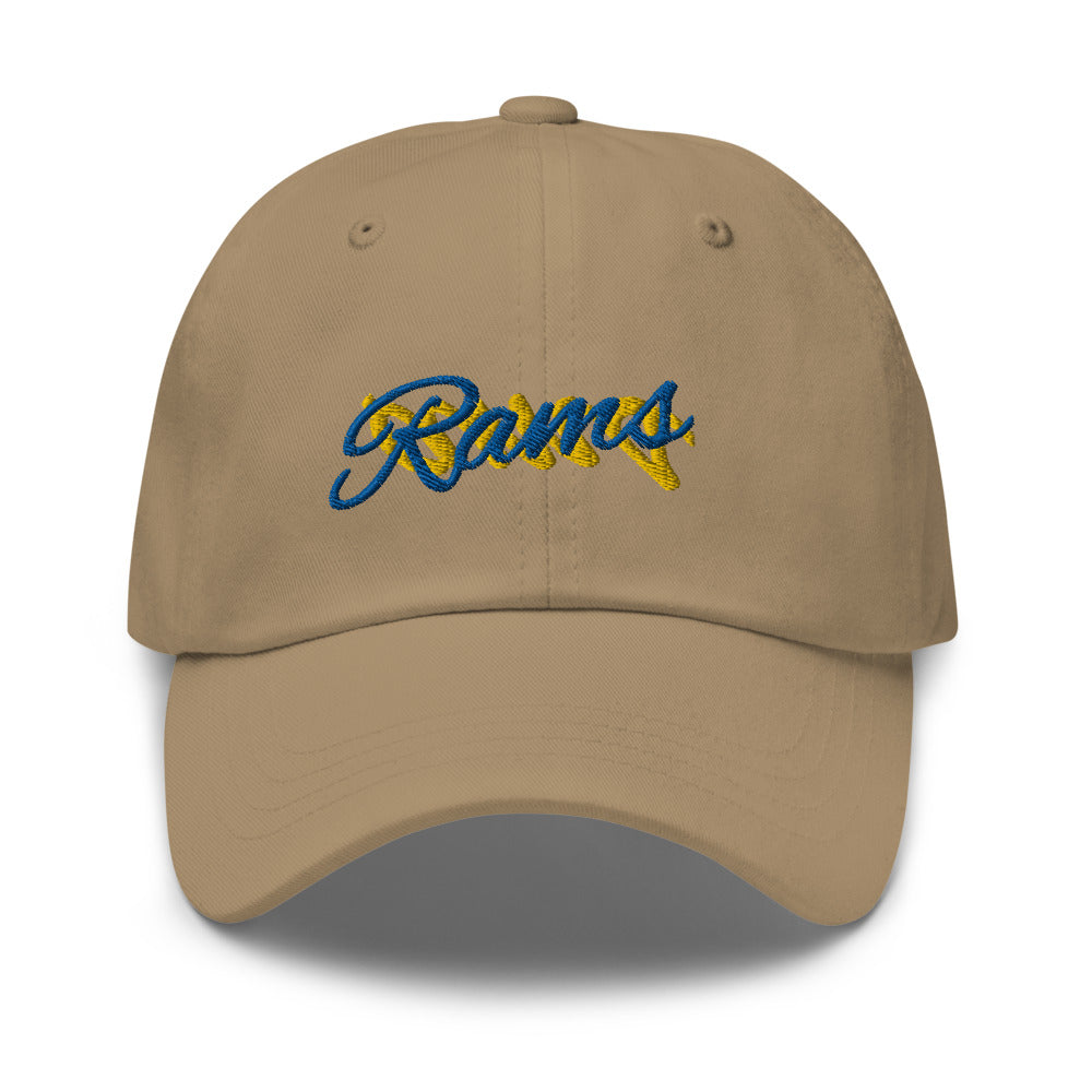 Lebron James A Bright Pink Rams Hat / Lebron Hat / Rams Dad hat