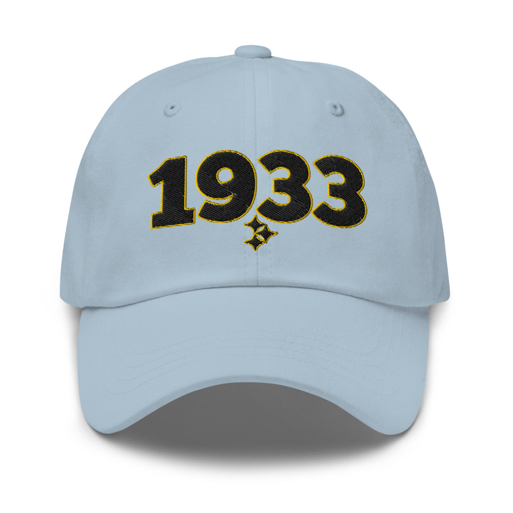 Steelers Hat / 1933 Steelers Hat / Steelers 1933 Hat / 1933 Hat Navy/ White