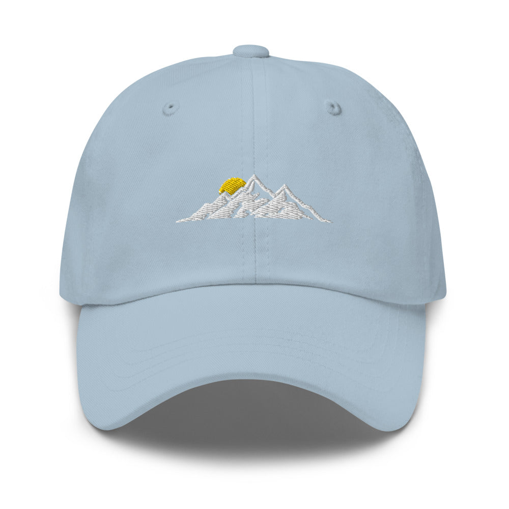 Mountains hat / Mountains embroidered hat / Mountains Dad hat