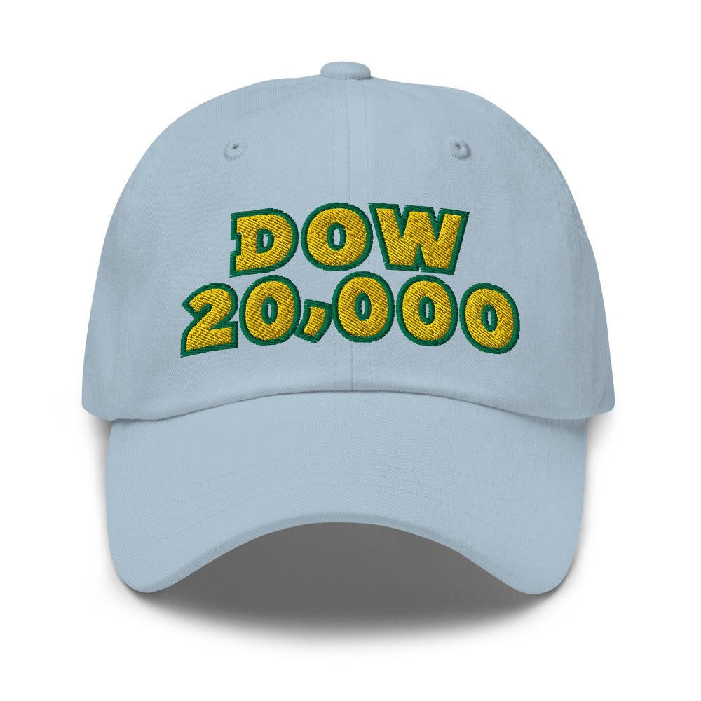 Dow 20.000 Hat / Dow 20k Hat / Dow 20000 3D Embroidery Dad Hat