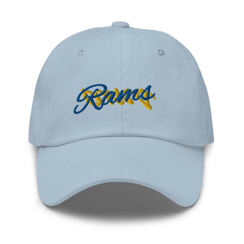 Lebron James A Bright Pink Rams Hat / Lebron Hat / Rams Dad hat