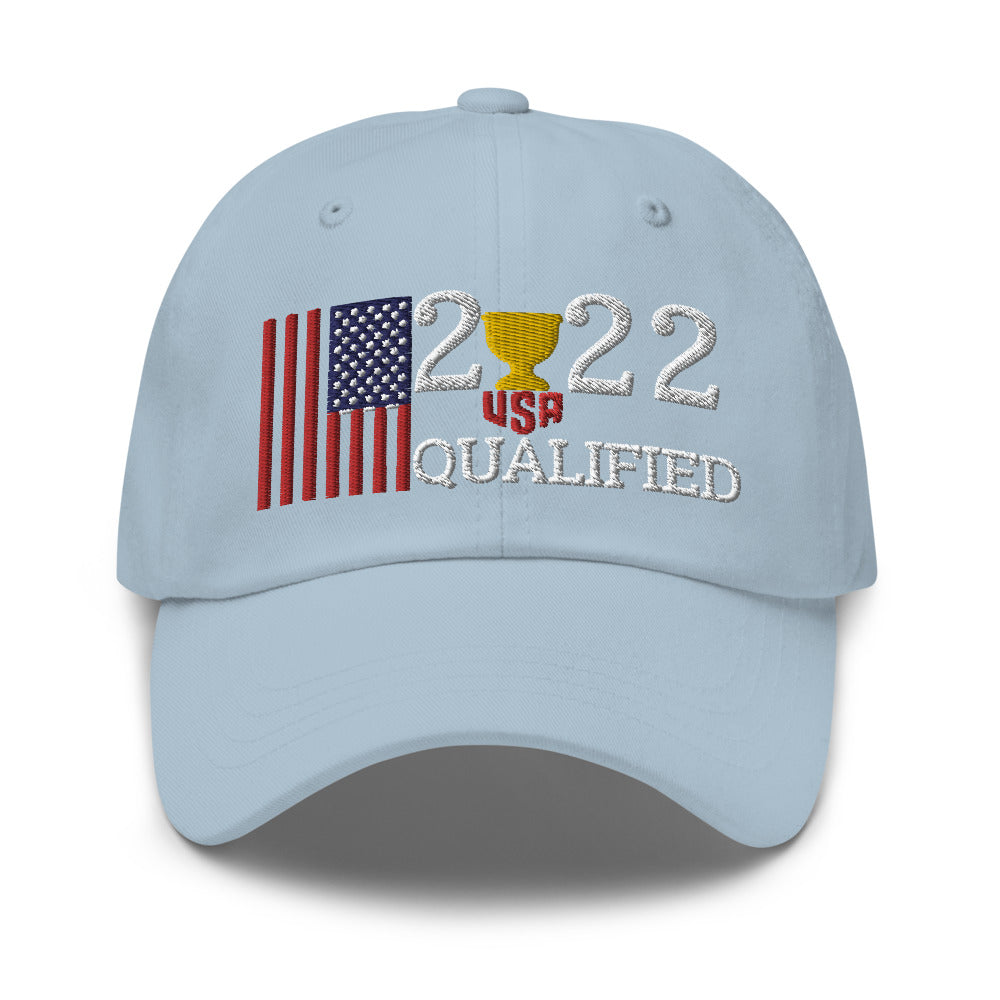 Baseball Cap - Light Blue with white WC