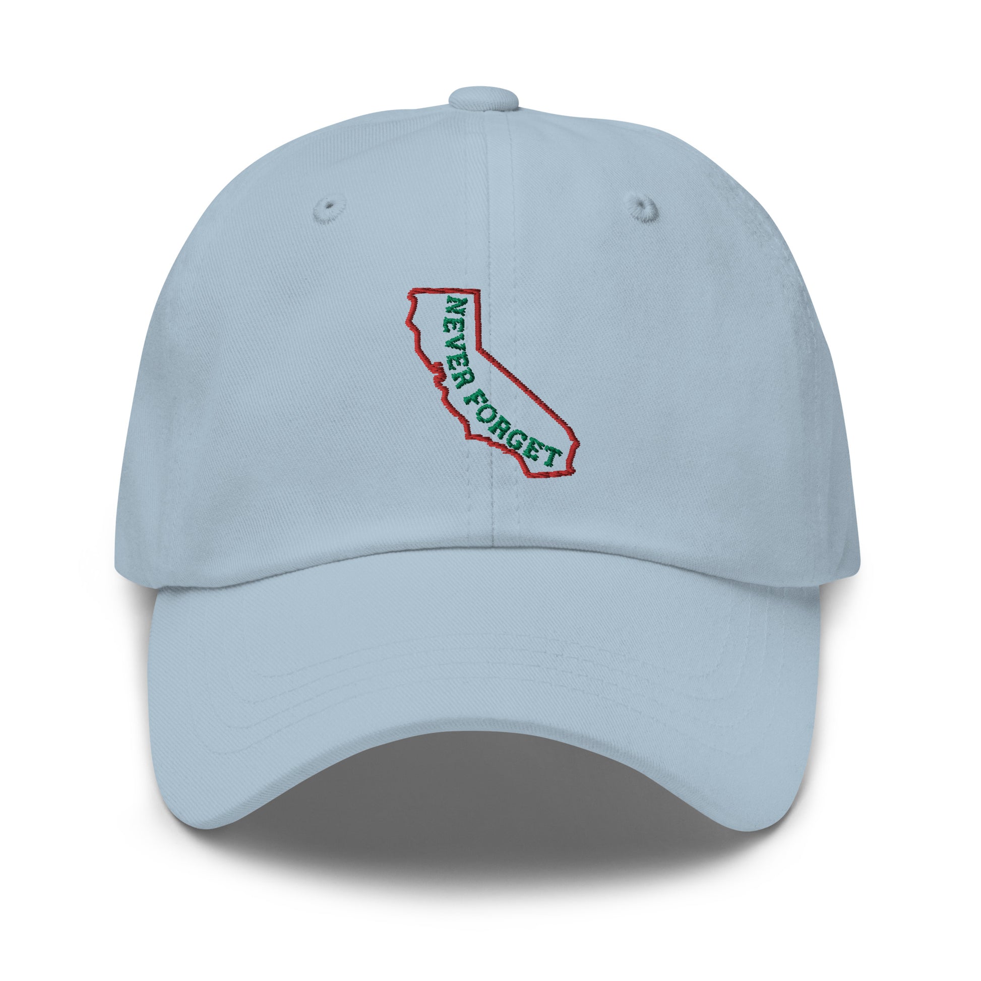 California Never Forget Hat / California map Hat / California Dad hat