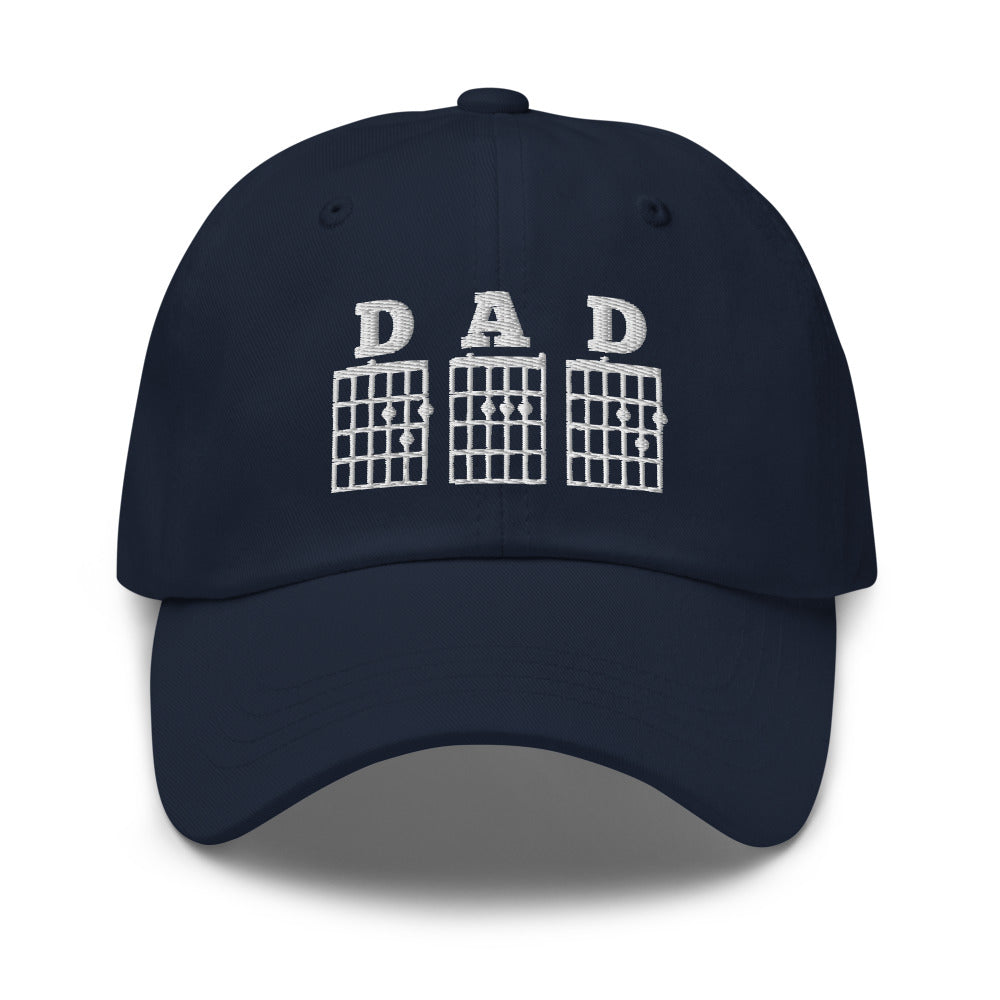 Mens Guitar Chord hat / Dad Best Ever Hat / Dad hat