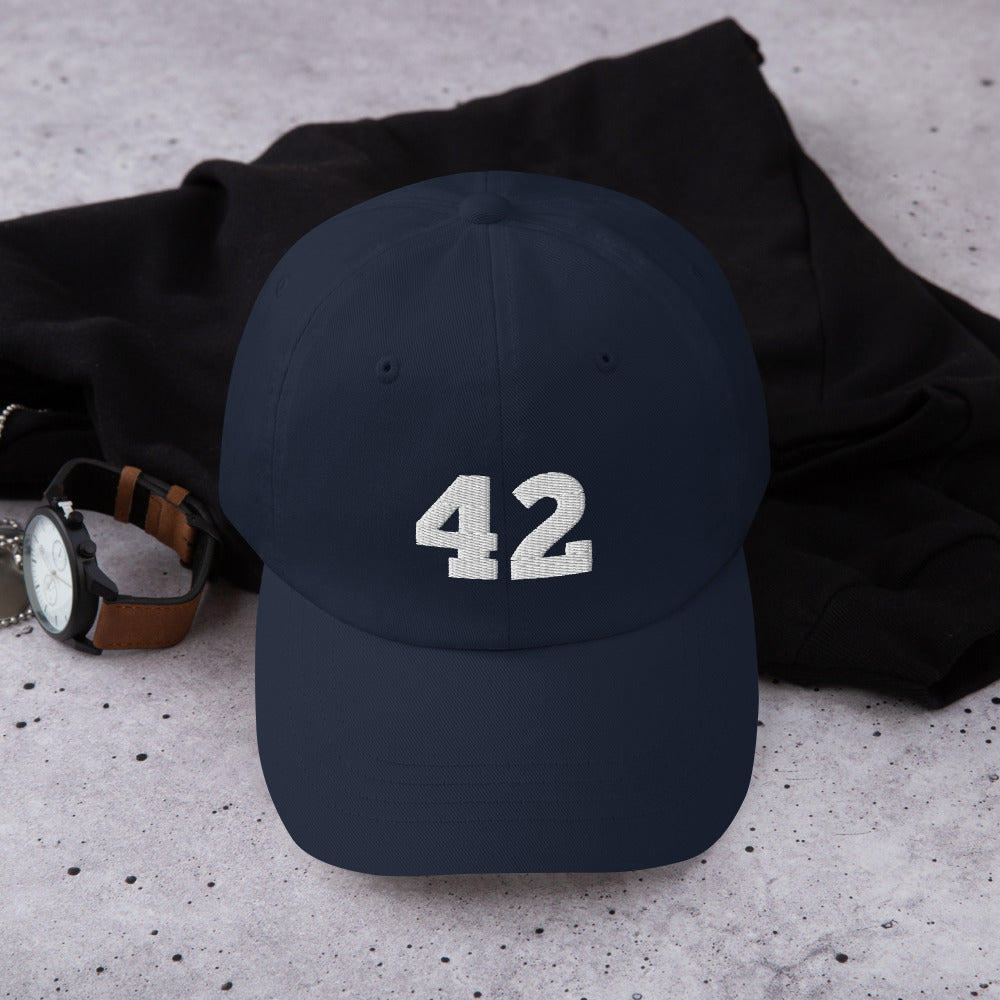 Chadwick Boseman 42 hat / Black Panther hat / 42 hat / Dad hat