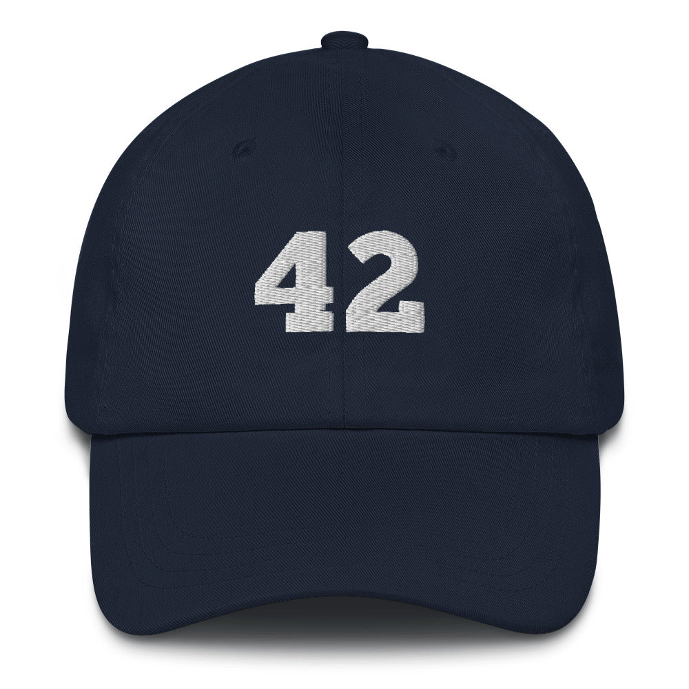 Chadwick Boseman 42 hat / Black Panther hat / 42 hat / Dad hat