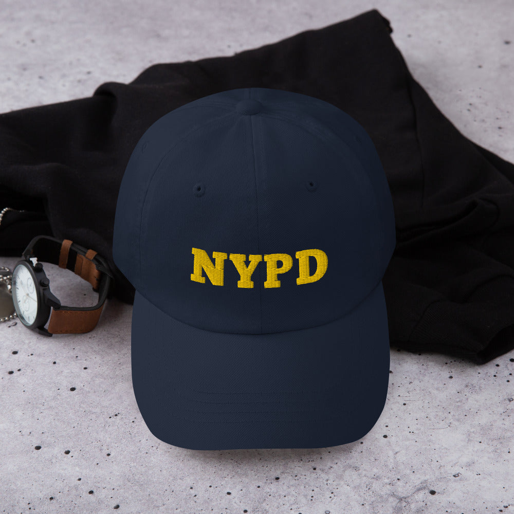 NYPD Yankees Hat / NYPD Yankees Snapback Hat Dark Navy