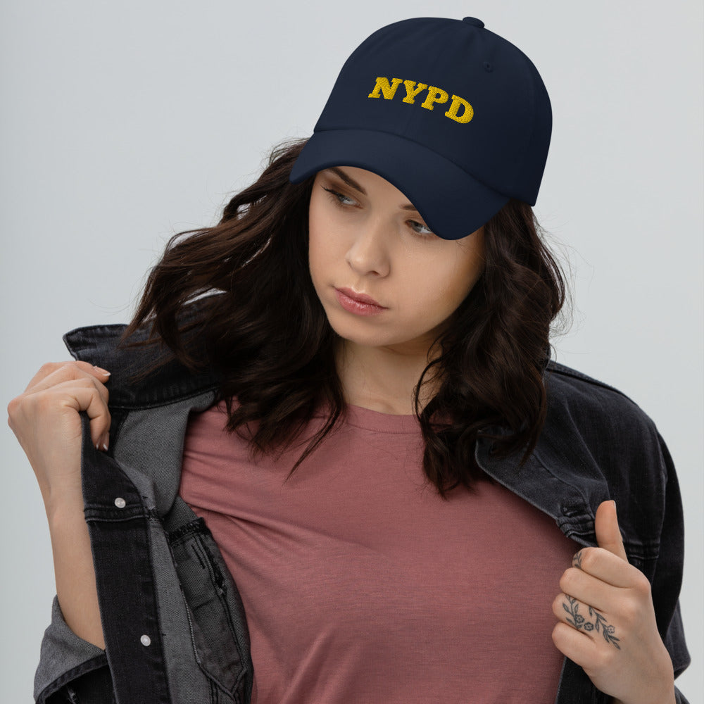 NYPD Yankees Hat / NYPD Yankees Snapback Hat Dark Navy