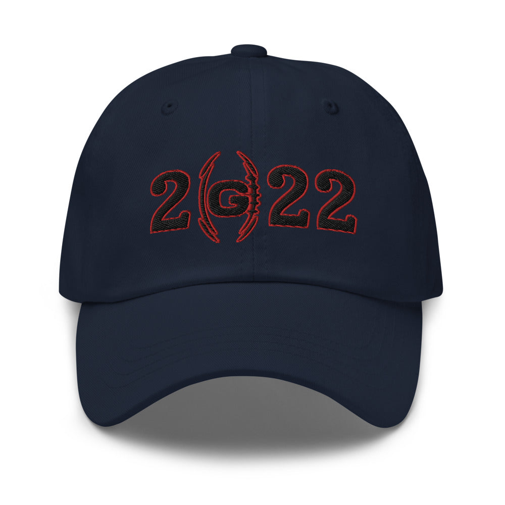 Georgia Football hat / National Championship 2022 / G Dad hat