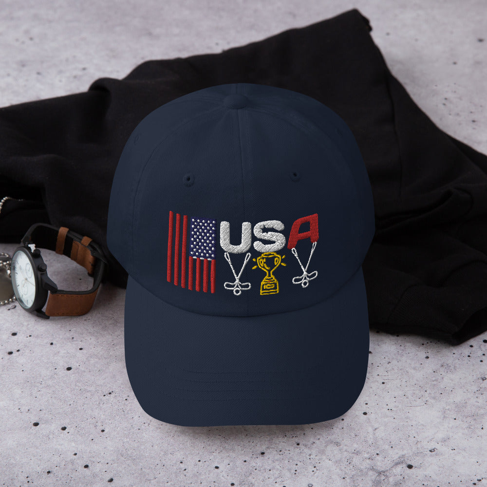 Ryder Cup Hat / Ryder Cup 2023 Hat / Golf Hat / USA Dad Hat